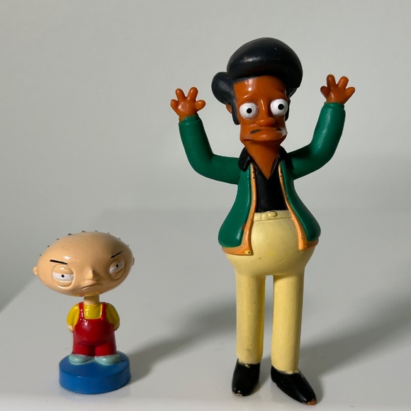 The Simpsons Figures Marge Stewie Bart Lisa Grandpa Maggie Apu Vinyl (ZZ28) - Picture 2 of 9